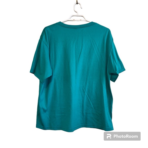 Great Condition Used Vintage Cat T shirt Quilt Teal Size XL Womens - Picture 2 of 6